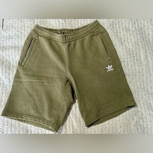 Adidas Men's Green Athletic Shorts